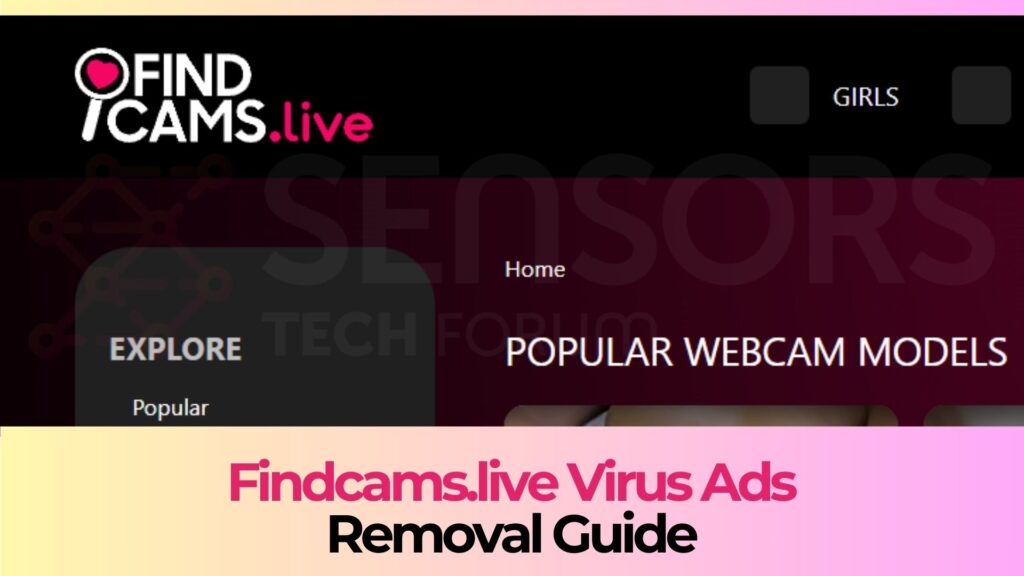 Vírus de notificações pop-up do Findcams.live - Remover