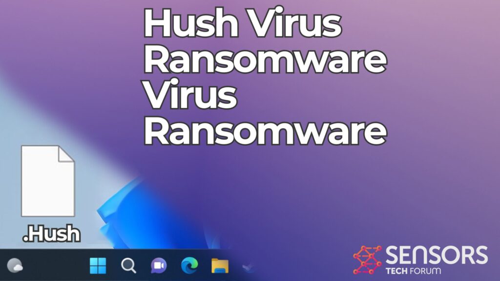 Hush Virus Ransomware [.hush Files] Removal + Recovery