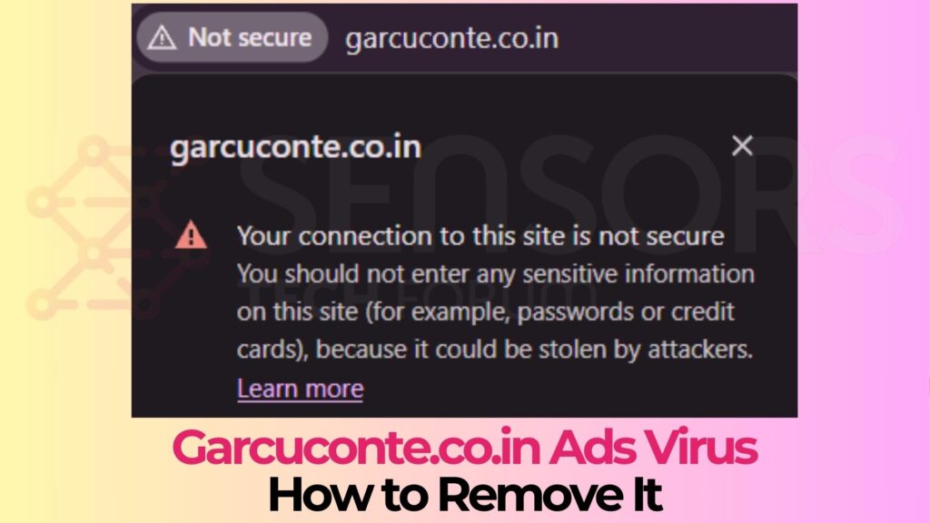 Garcuconte.co.in Ads Virus - How to Remove It