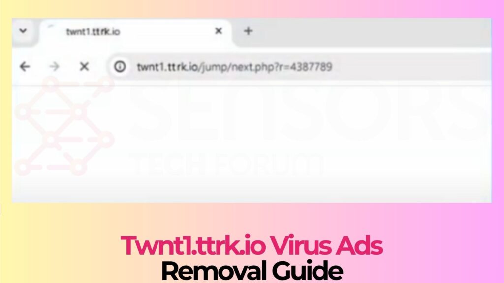 Vírus pop-up Ttwnt1.ttrk.io - Como removê-lo