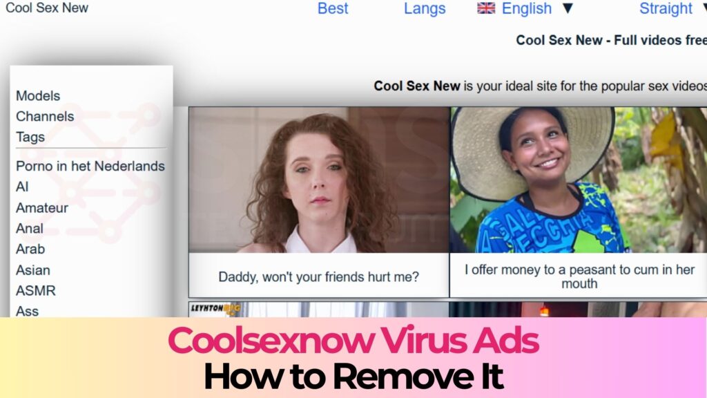 Coolsexnew.com Pop-ups Virus - How to Remove It [Solved]