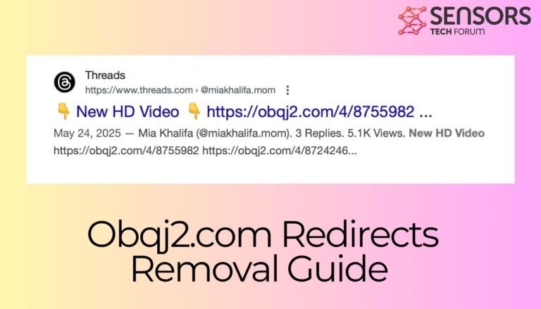 OBQJ2 COM REDIRECT VIRUS REMOVAL GUIDE visual data 3