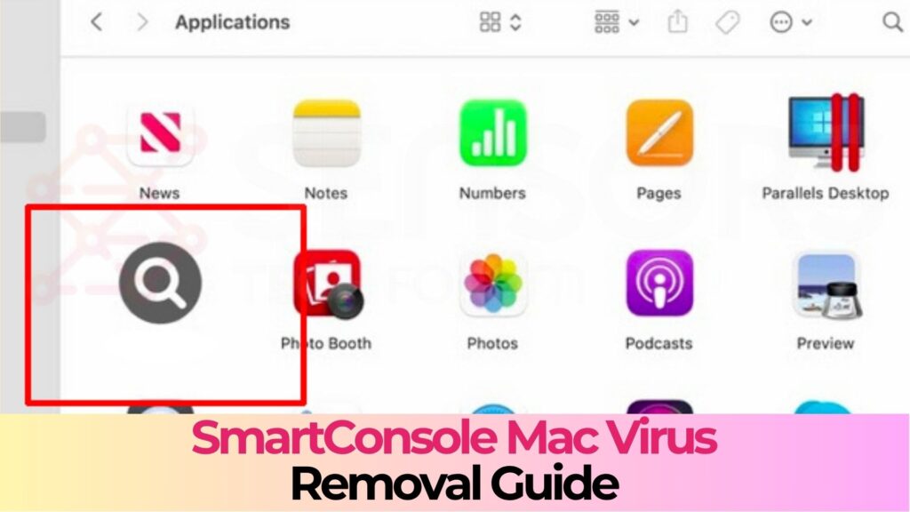 Logiciel publicitaire SmartConsole pour Mac - Guide de suppression