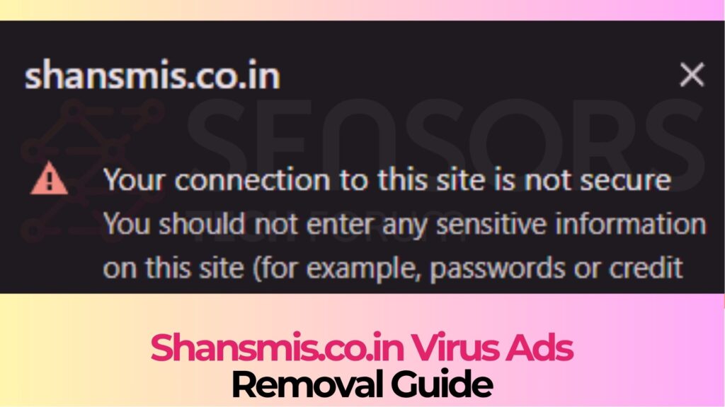 Shansmis.co.in Ads - Removal Steps
