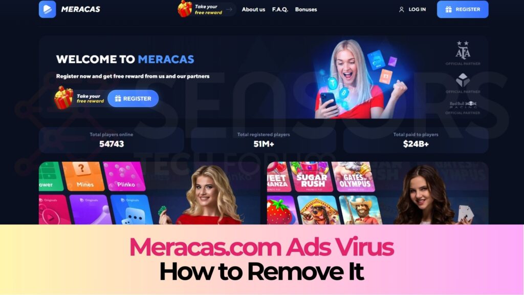 Redirecciones de Meracas.com Meracas.com Redirects - How to Remove It