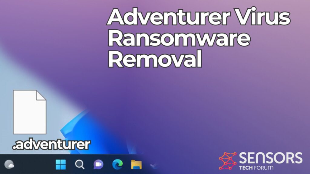 Adventurer Virus [.adventurer Files] - Removal & Recovery
