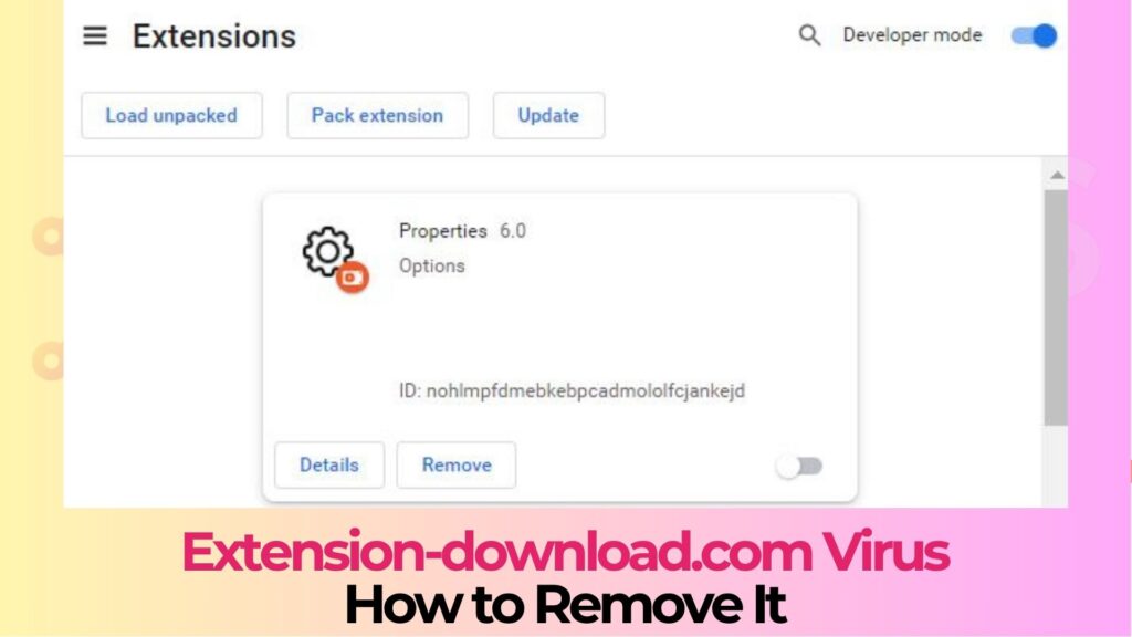 Extension-download.com Pop-ups Virus - Removal Guide