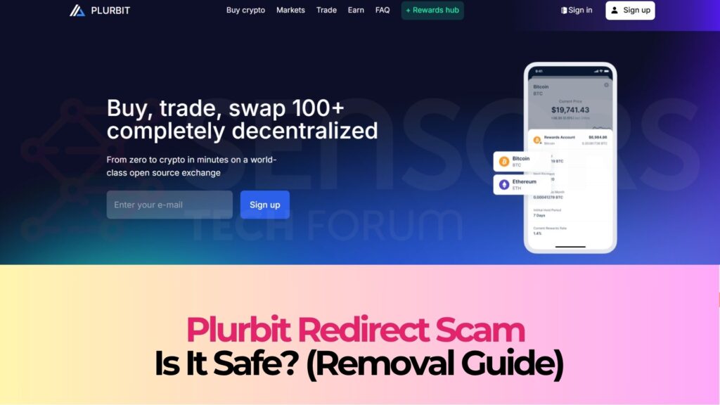 plurbit.com ウイルスサイト削除ガイド 偽詐欺 plurbit.com virus site removal guide fake scam