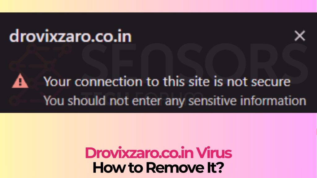 Drovixzaro.co.in Gefälschter Captcha-Virus Drovixzaro.co.in Fake Captcha Virus