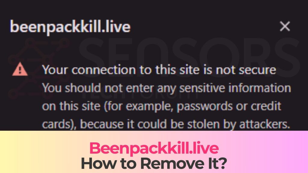 Beenpackkill.live Pop-ups Virus - Removal Guide