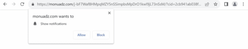 Rimozione degli annunci Monuadz.com Monuadz.com ads removal