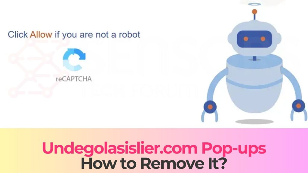 Virus pop-up Undegolasislier.com Undegolasislier.com Pop-ups Virus - Removal Guide