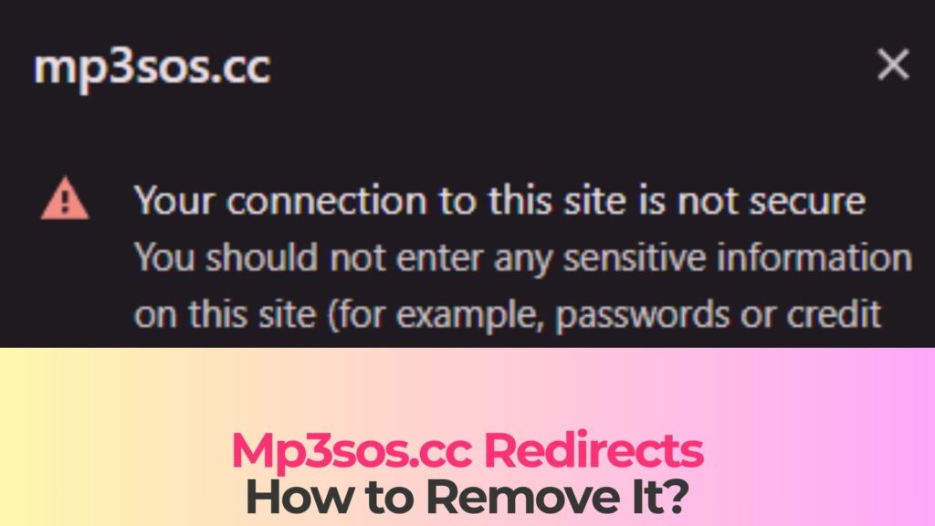 mp3sos.cc virus redirects removal guide