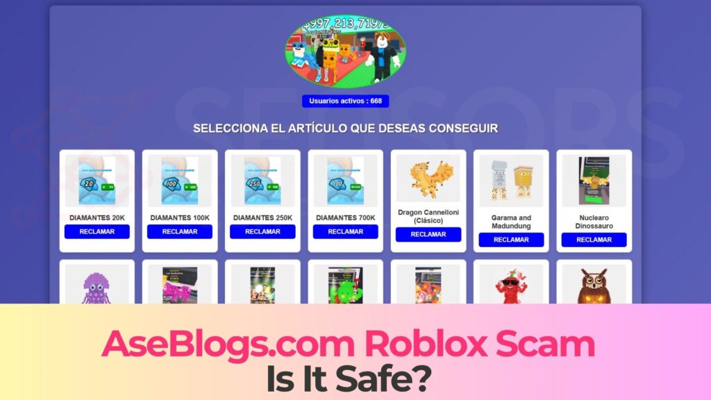 AseBlogs.com virus roblox scam removal
