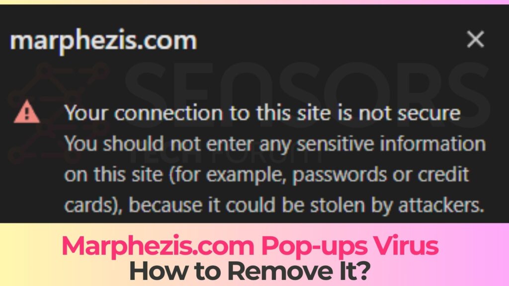 Marphezis.com Pop-ups Virus - How to Remove It