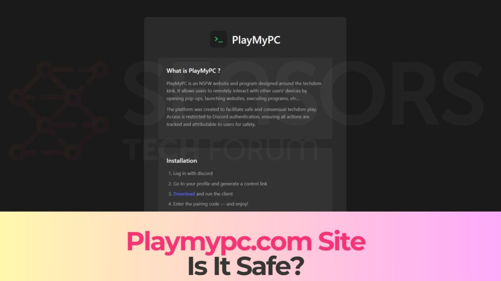 playmypc.com virus site is it safe