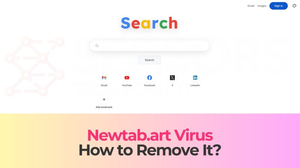 newtab.art virus removal guide