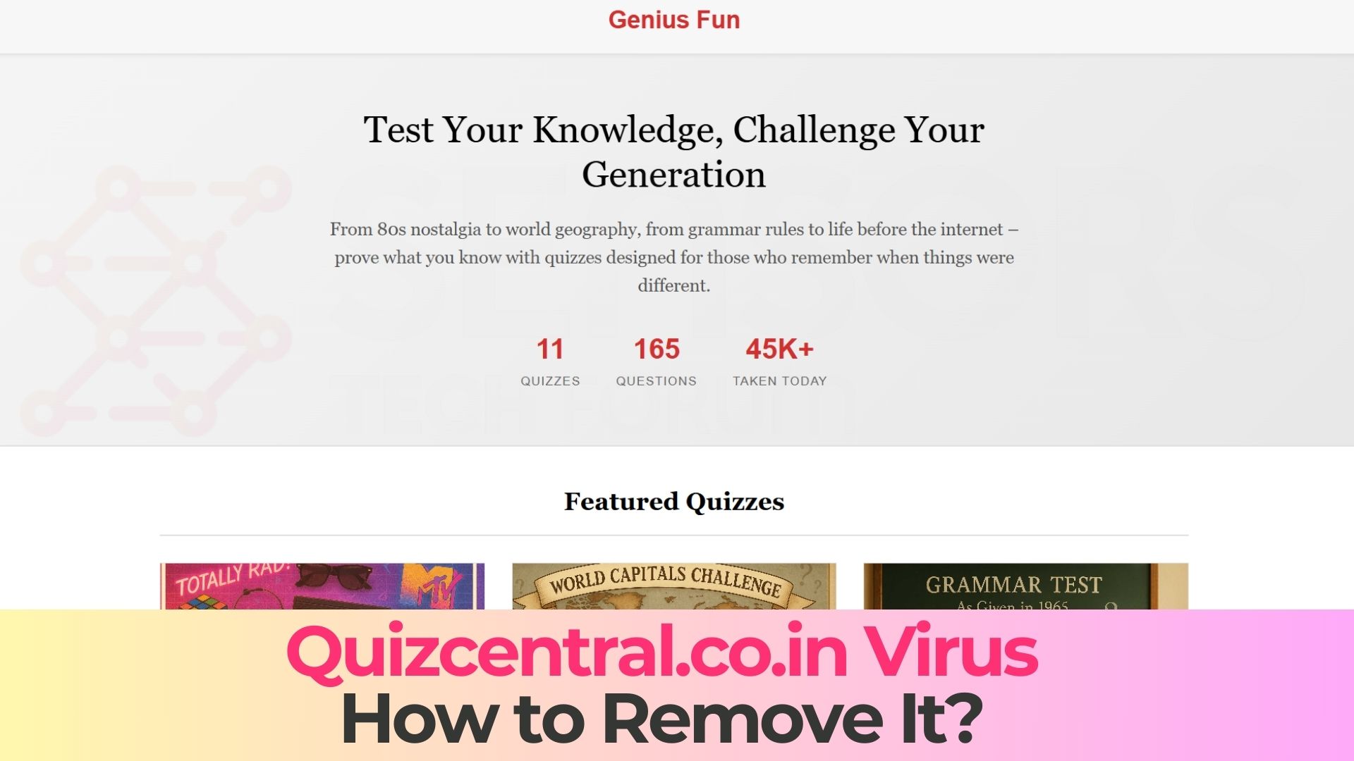 Quizcentral.co.in - Is It Safe? [Virus Check]