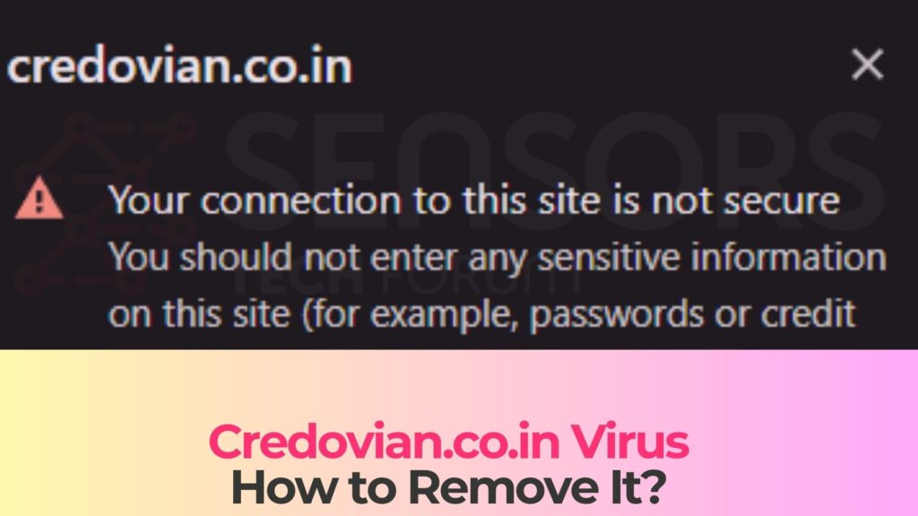 credovian.co.in virus removal