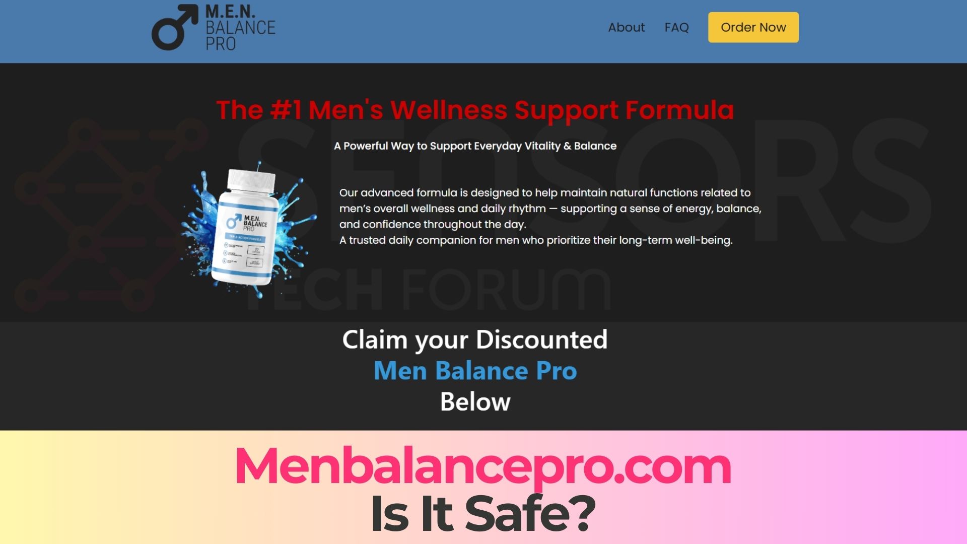 Menbalancepro.com - Is It Safe? [Scam Check]