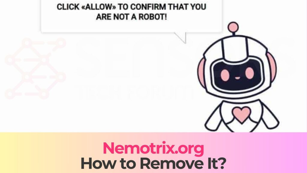 Nemotrix.org Redirects Virus - Removal Steps