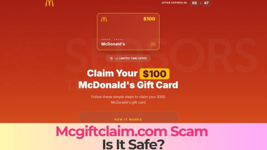 mcgiftclaim.com is it safe gift card scam