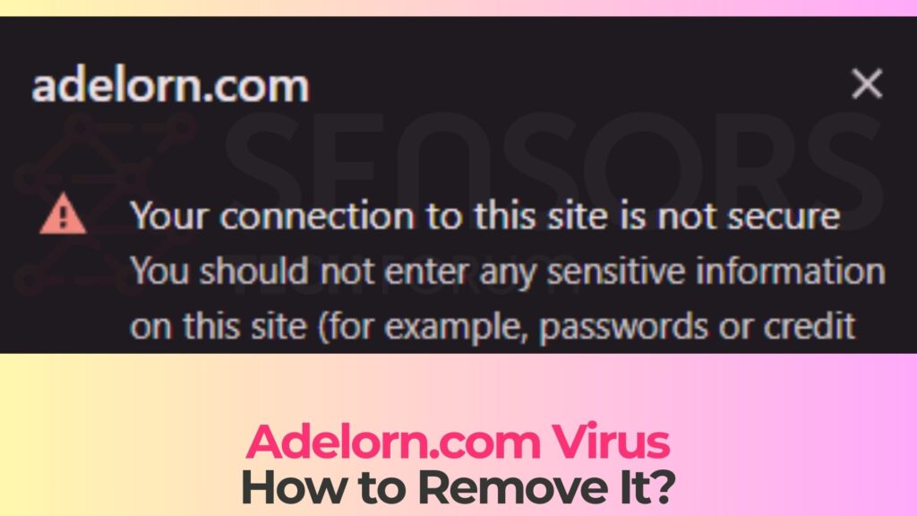 Adelorn.com Pop-ups Virus - Removal Guide