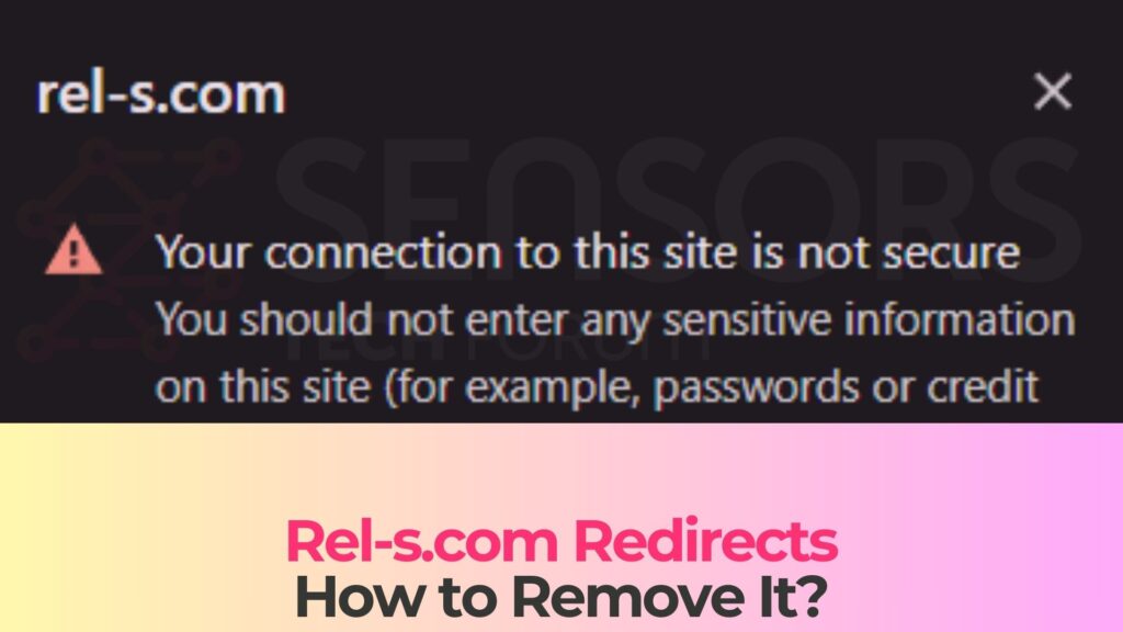 Rel-s.com Redirects Virus - Removal Guide [Solved]