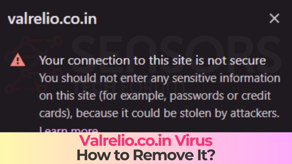 valrelio.co.in ads virus removal guide