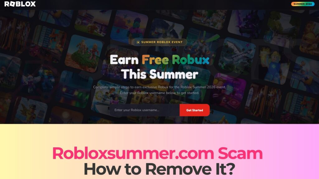 Robloxsummer.com - Roblox Scam Removal Guide