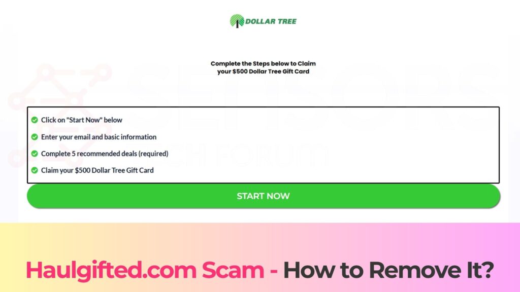 haultgifted.com e-mail scam removal
