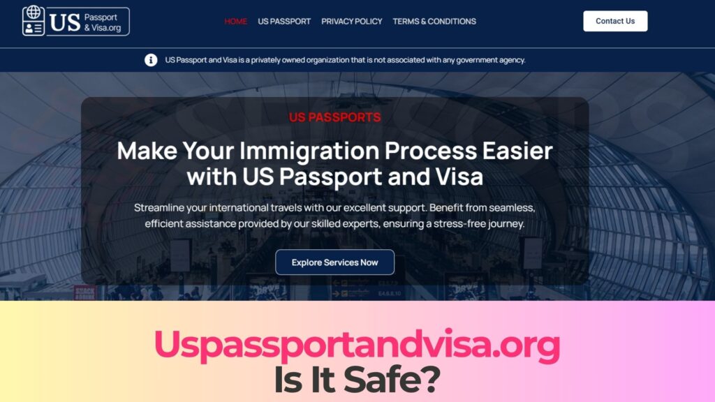 uspassportandvisa.org scam is it safe