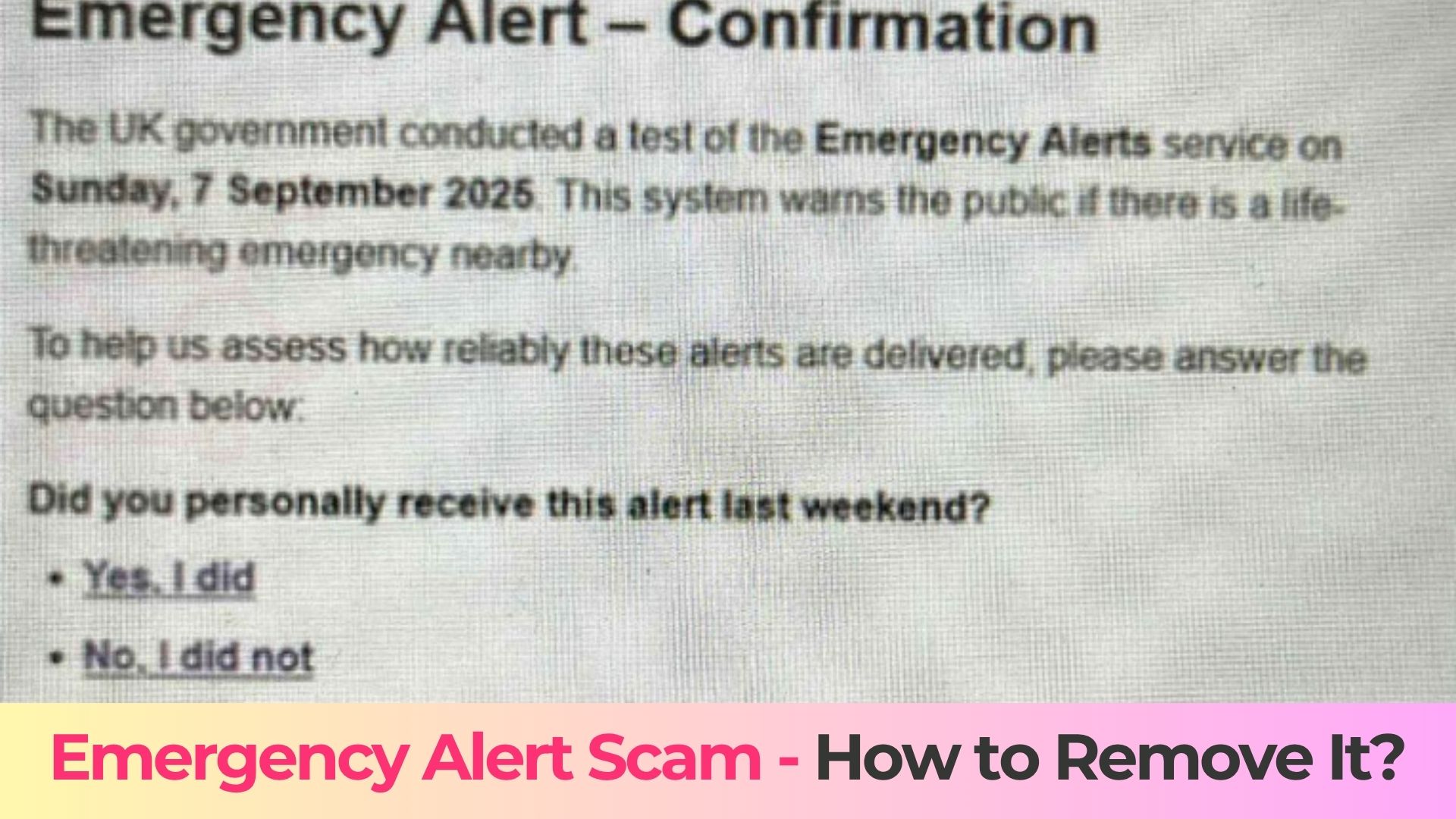 Emergency Email.org Scam [Malware] - Removal Guide