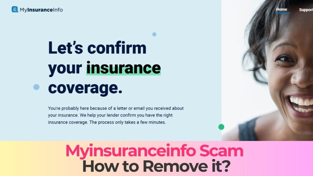 Myinsuranceinfo.com Scam - How to Fix It