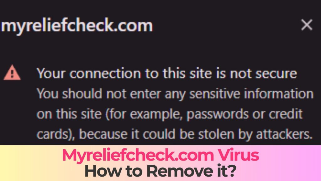 myreliefcheck.com scam removal guide