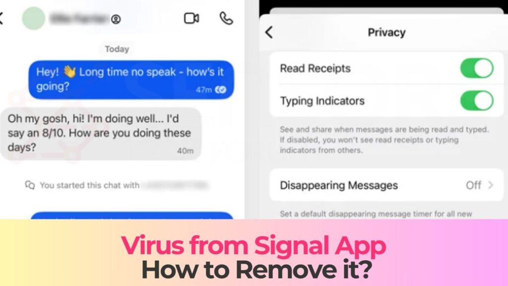 virus from signal app removal guide