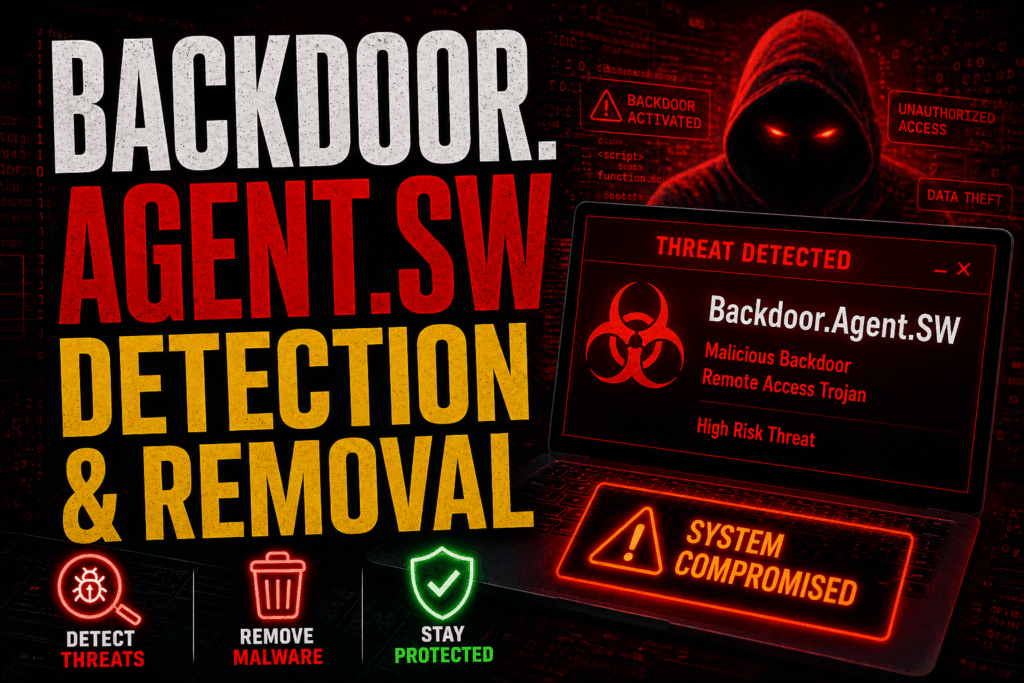 Backdoor.Agent.SW Detection and Removal