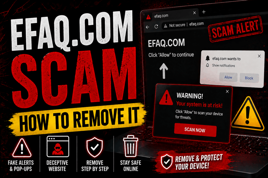 efaq.com scam removal guide