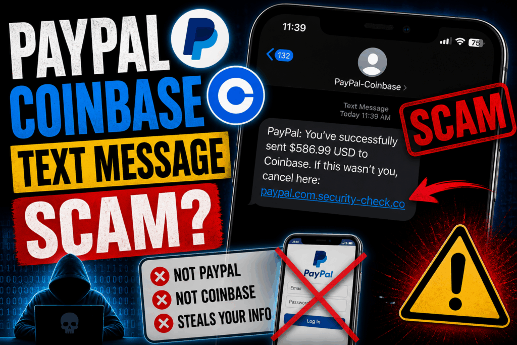 PayPal Coinbase Text - Is It a Scam