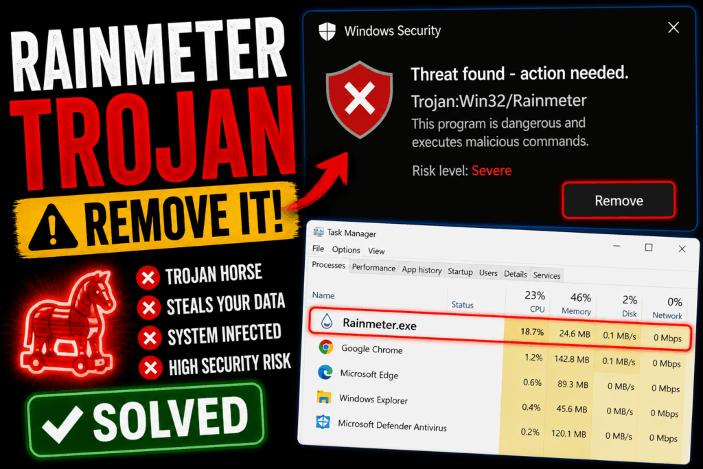 Rainmeter Trojan - How to Remove It
