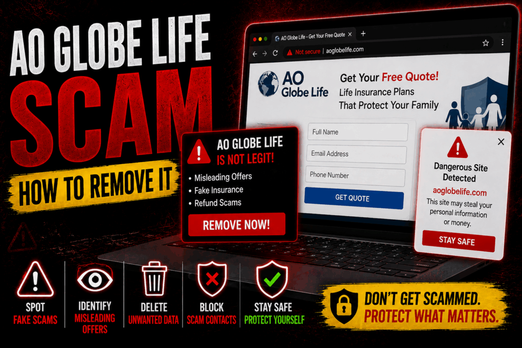 AO Globe Life Scam - How to Remove It