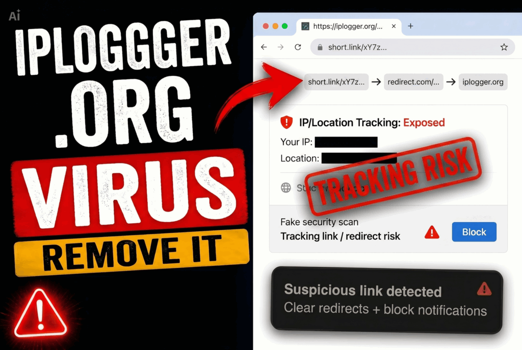iplogger.org virus removal