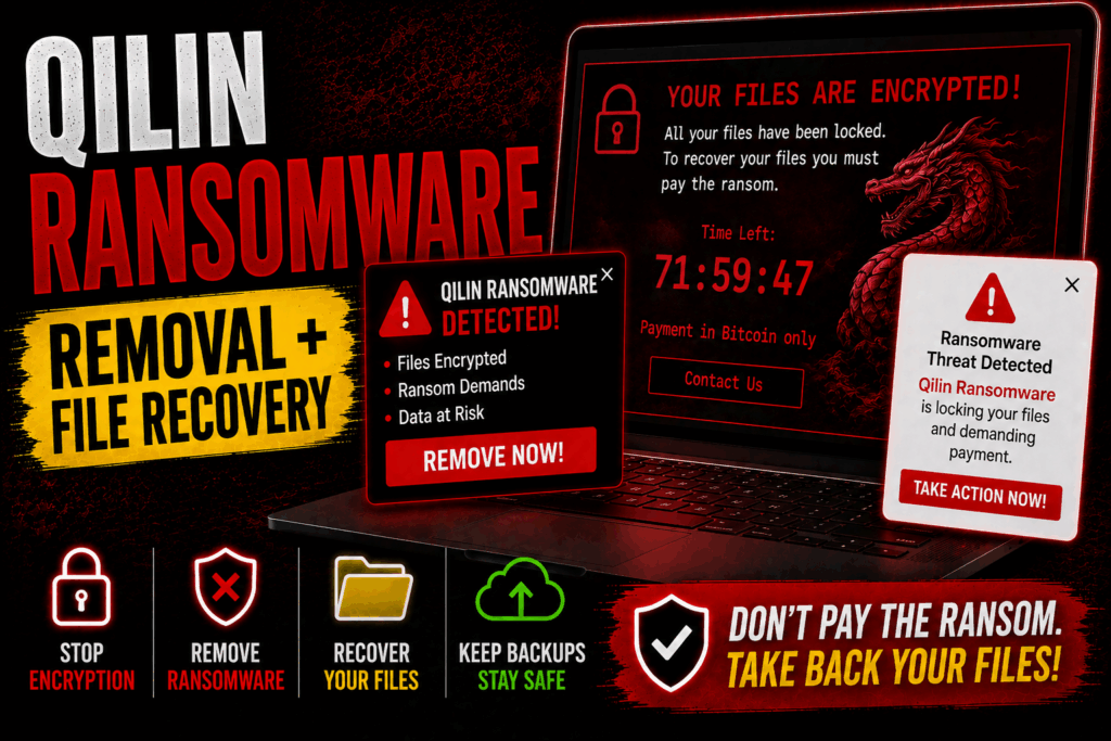 Qilin Ransomware - Removal + File Recovery