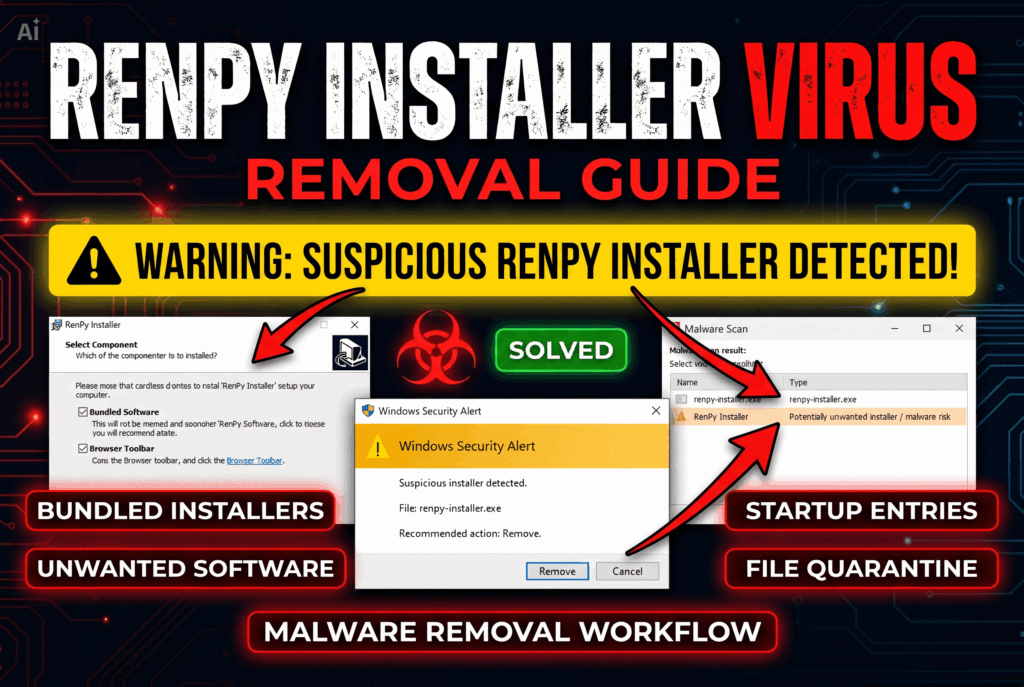 RenPy Installer Virus - Removal Guide