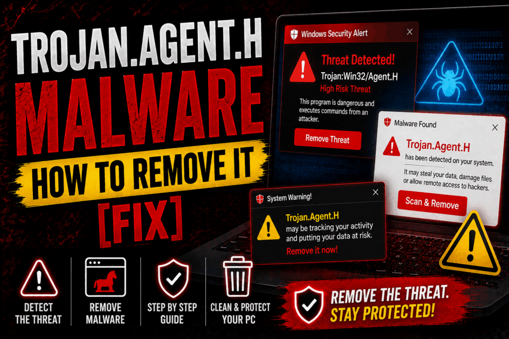 Trojan.agent.h malware removal guide