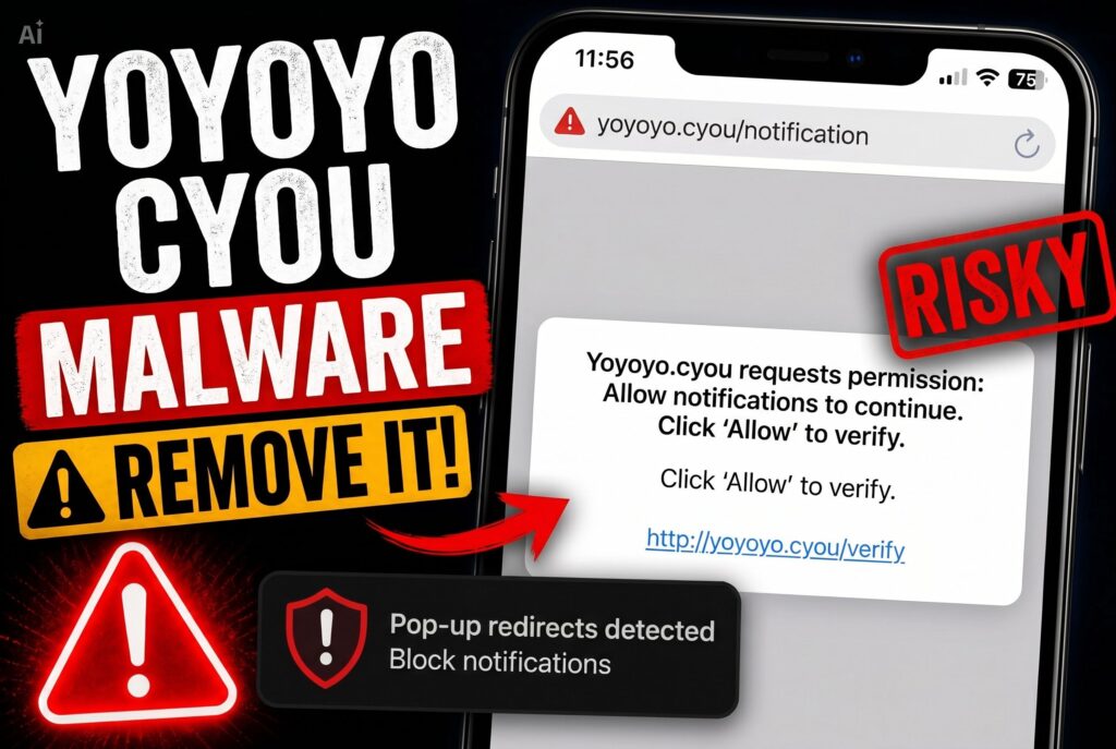 Yoyoyo.cyou Malware - How to Remove It
