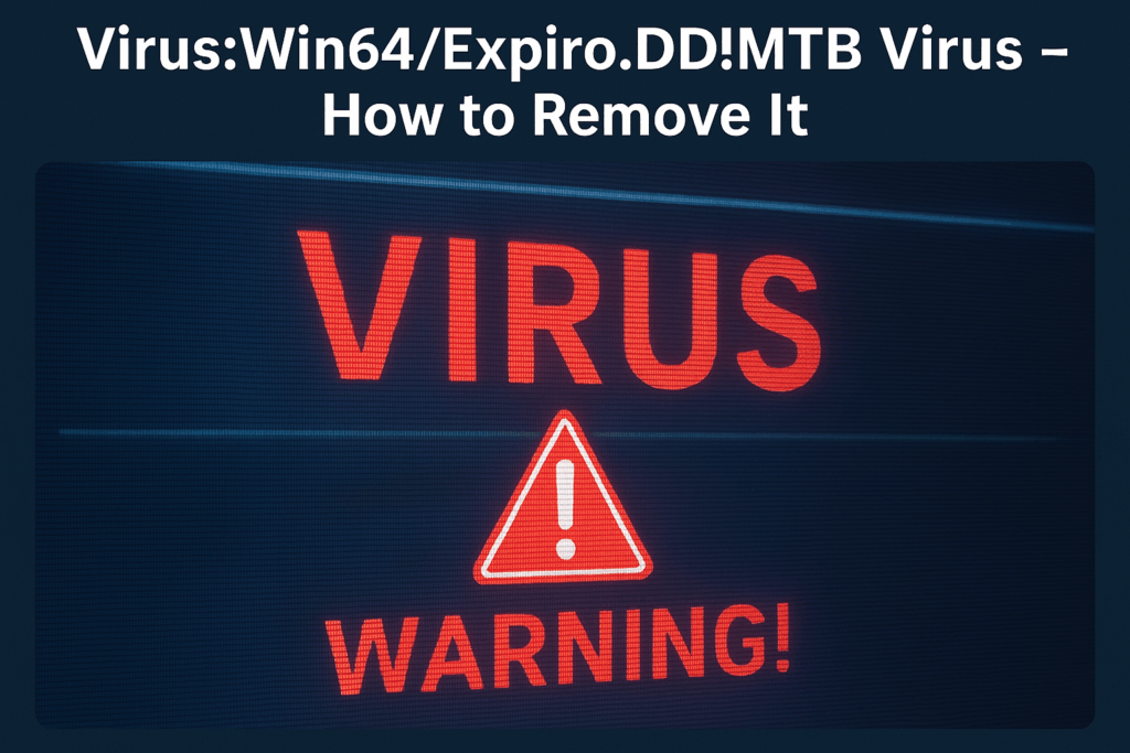 Virus:Win64/Expiro.DD!MTB Virus - How to Remove It
