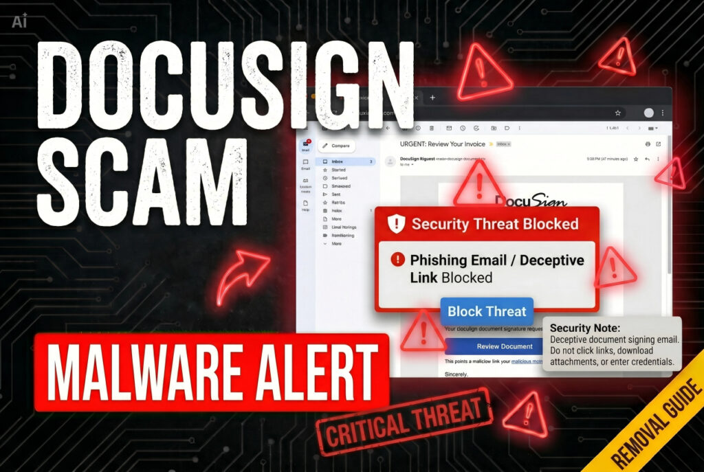 Docusign Scam Email (Malware) - Removal Guide