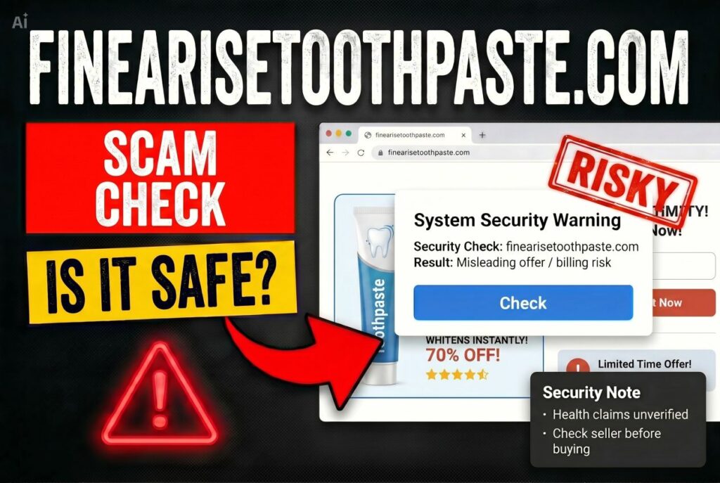 finearisetoothpaste.com
