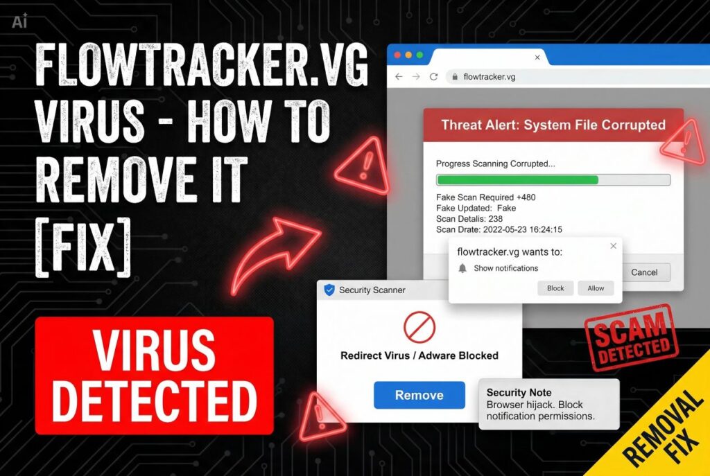 Flowtracker.vg Virus - How to Remove It [Fix]